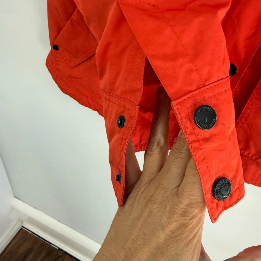 Michael Kors Vibrant Red Utility Jacket, Size S